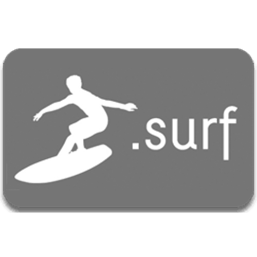 Domäne in der Zone Registrieren .surf