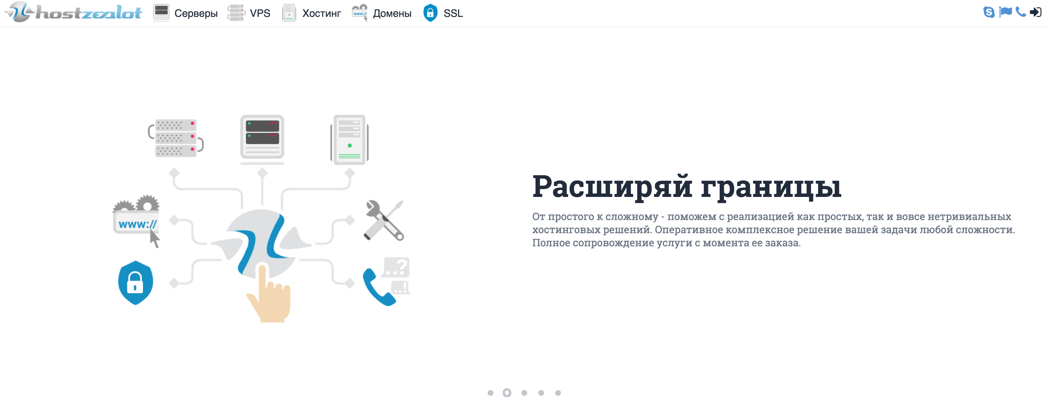 Launch of a new website hostzealot.ru