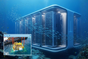 Das erste Unterwasser-Rechenzentrum, das mit Meerwasser gekühlt und mit Windenergie betrieben wird