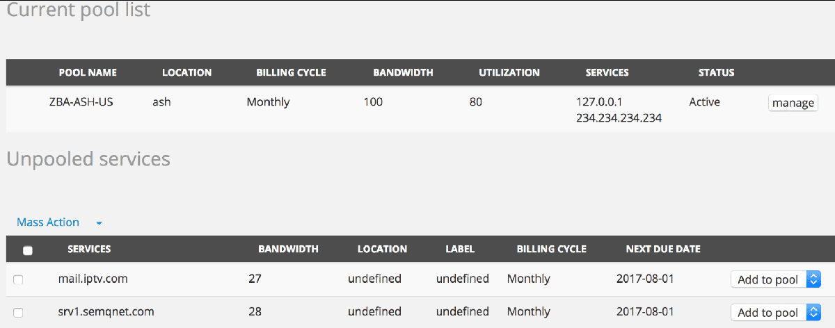 Server Pool Manager