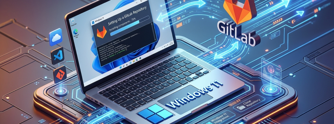 Einrichten eines GitLab-Repositorys unter Windows 11